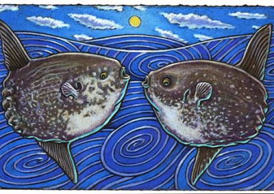 mirrored mola painting